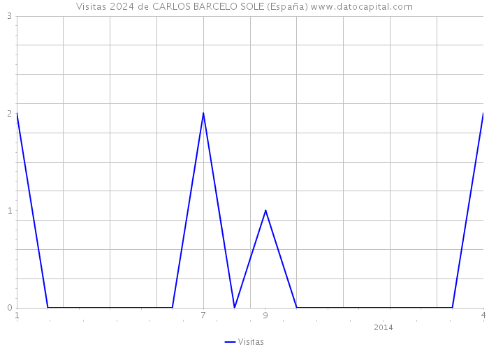 Visitas 2024 de CARLOS BARCELO SOLE (España) 