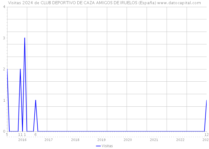 Visitas 2024 de CLUB DEPORTIVO DE CAZA AMIGOS DE IRUELOS (España) 