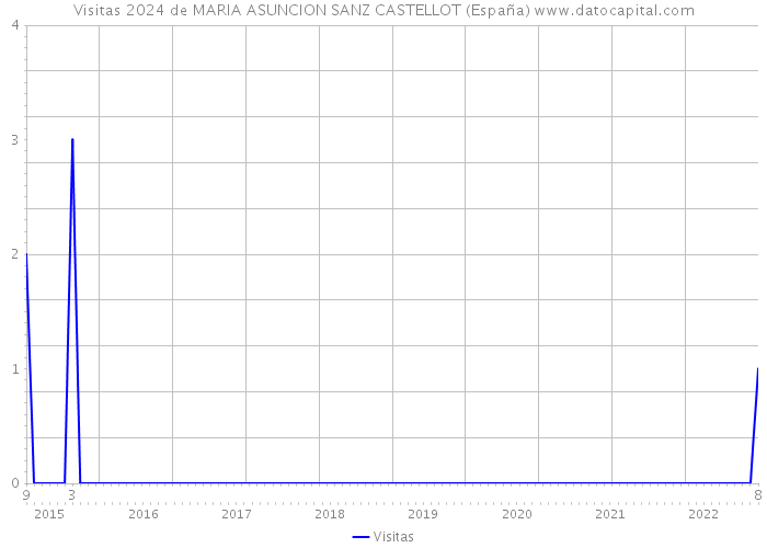 Visitas 2024 de MARIA ASUNCION SANZ CASTELLOT (España) 