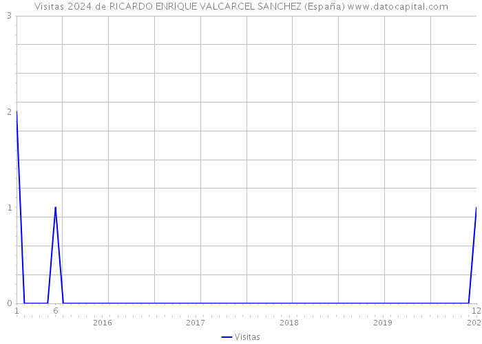 Visitas 2024 de RICARDO ENRIQUE VALCARCEL SANCHEZ (España) 