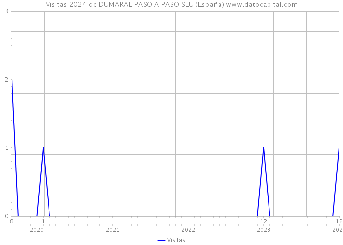 Visitas 2024 de DUMARAL PASO A PASO SLU (España) 