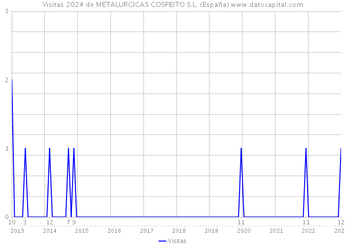 Visitas 2024 de METALURGICAS COSPEITO S.L. (España) 