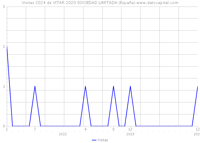 Visitas 2024 de VITAR 2020 SOCIEDAD LIMITADA (España) 