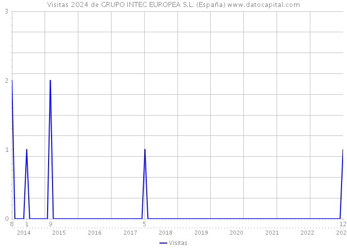 Visitas 2024 de GRUPO INTEC EUROPEA S.L. (España) 