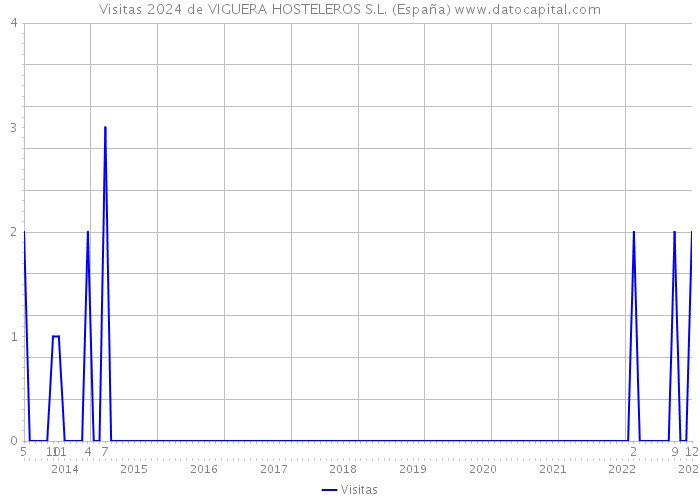 Visitas 2024 de VIGUERA HOSTELEROS S.L. (España) 
