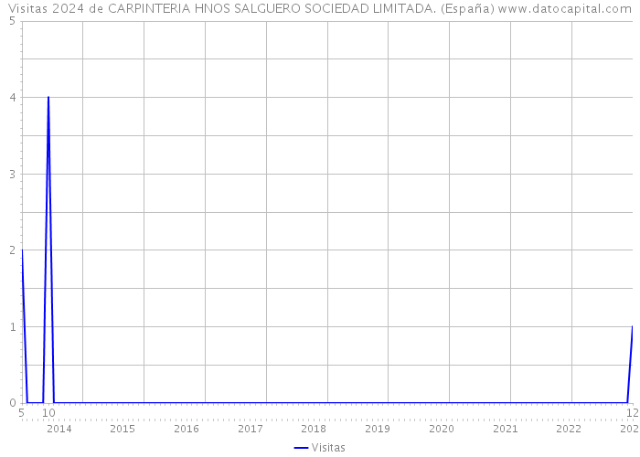 Visitas 2024 de CARPINTERIA HNOS SALGUERO SOCIEDAD LIMITADA. (España) 