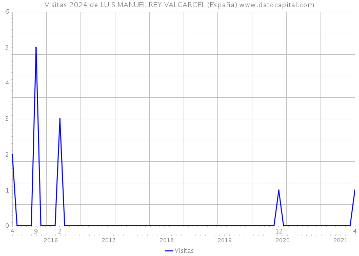 Visitas 2024 de LUIS MANUEL REY VALCARCEL (España) 