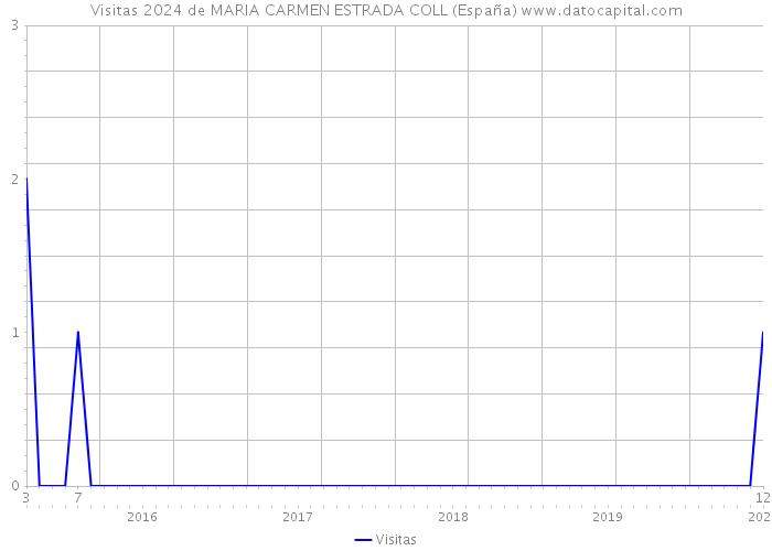 Visitas 2024 de MARIA CARMEN ESTRADA COLL (España) 