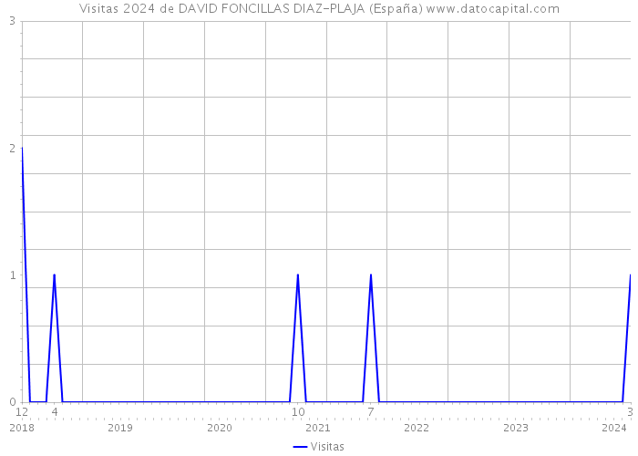 Visitas 2024 de DAVID FONCILLAS DIAZ-PLAJA (España) 