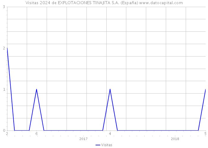 Visitas 2024 de EXPLOTACIONES TINAJITA S.A. (España) 