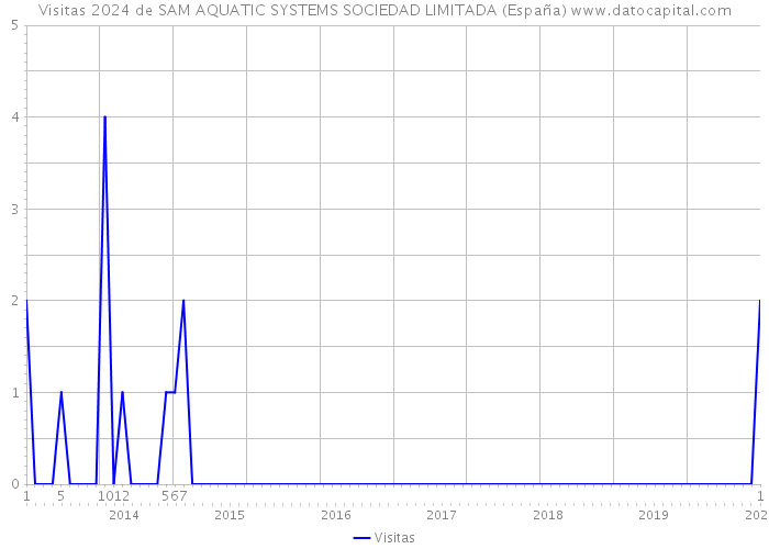 Visitas 2024 de SAM AQUATIC SYSTEMS SOCIEDAD LIMITADA (España) 