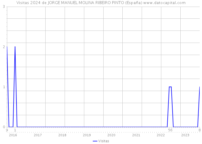 Visitas 2024 de JORGE MANUEL MOLINA RIBEIRO PINTO (España) 