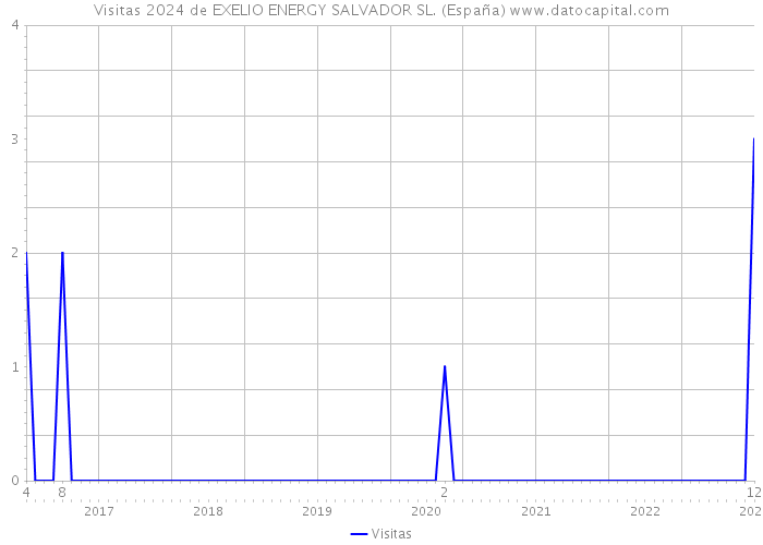 Visitas 2024 de EXELIO ENERGY SALVADOR SL. (España) 