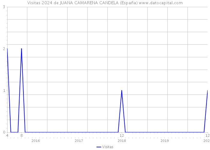Visitas 2024 de JUANA CAMARENA CANDELA (España) 