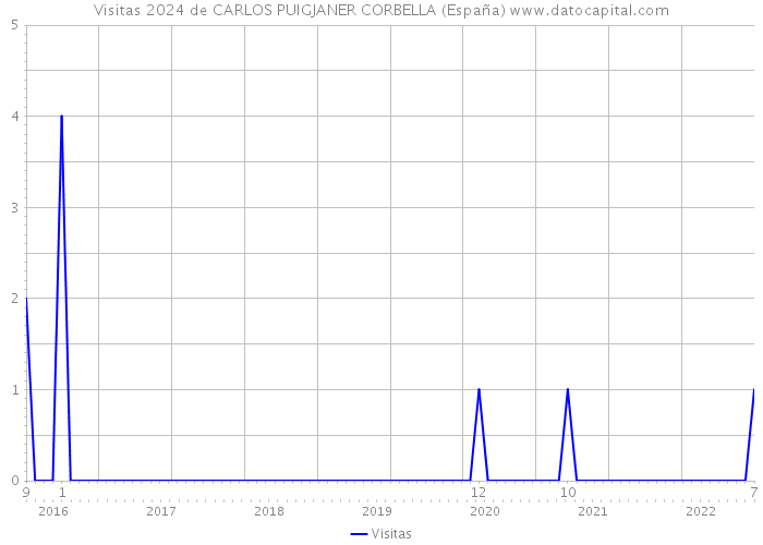 Visitas 2024 de CARLOS PUIGJANER CORBELLA (España) 