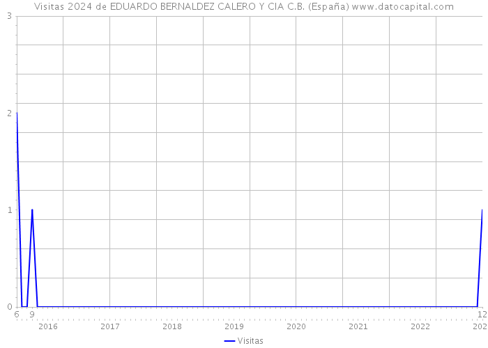 Visitas 2024 de EDUARDO BERNALDEZ CALERO Y CIA C.B. (España) 