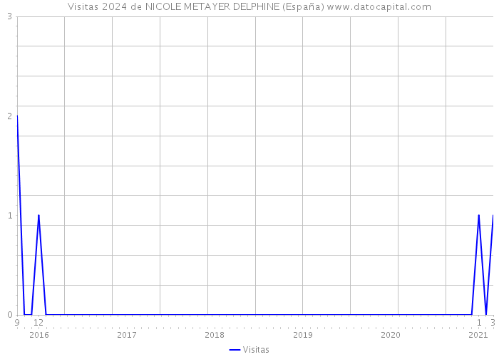 Visitas 2024 de NICOLE METAYER DELPHINE (España) 