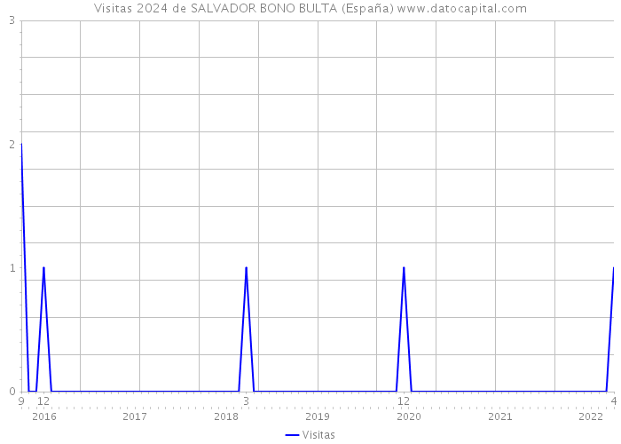 Visitas 2024 de SALVADOR BONO BULTA (España) 