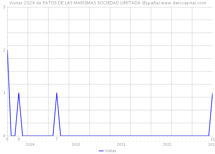 Visitas 2024 de PATOS DE LAS MARISMAS SOCIEDAD LIMITADA (España) 