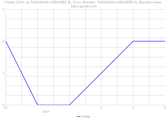 Visitas 2024 de TADASANA ASESORES SL. Socio Miembr: TADASANA ASESORES SL (España) 