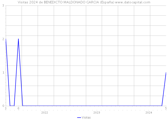 Visitas 2024 de BENEDICTO MALDONADO GARCIA (España) 