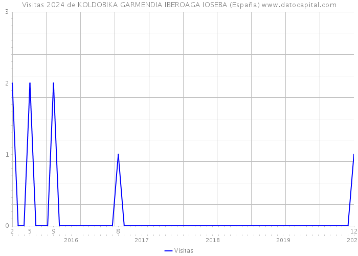 Visitas 2024 de KOLDOBIKA GARMENDIA IBEROAGA IOSEBA (España) 