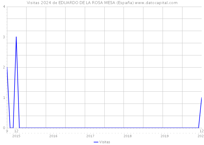 Visitas 2024 de EDUARDO DE LA ROSA MESA (España) 