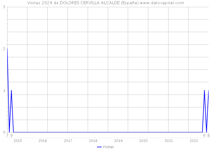 Visitas 2024 de DOLORES CERVILLA ALCALDE (España) 