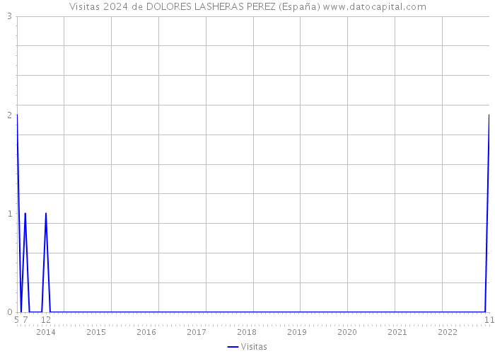 Visitas 2024 de DOLORES LASHERAS PEREZ (España) 