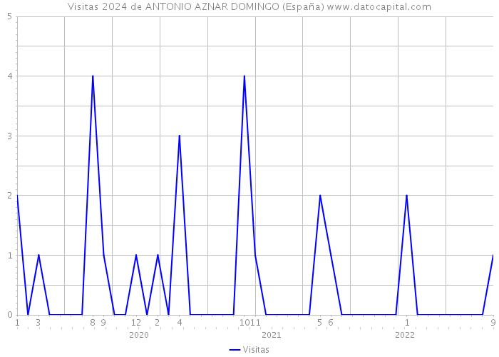 Visitas 2024 de ANTONIO AZNAR DOMINGO (España) 