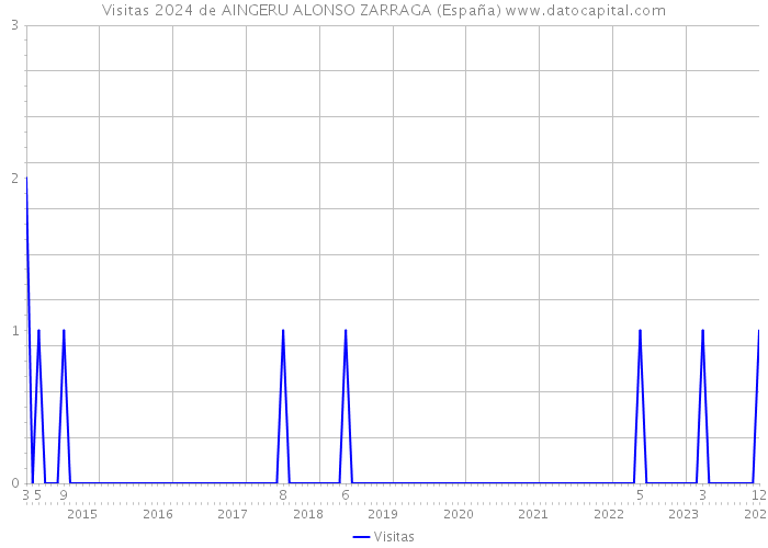 Visitas 2024 de AINGERU ALONSO ZARRAGA (España) 