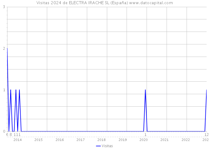 Visitas 2024 de ELECTRA IRACHE SL (España) 