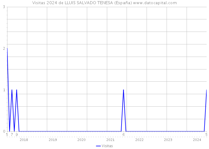 Visitas 2024 de LLUIS SALVADO TENESA (España) 