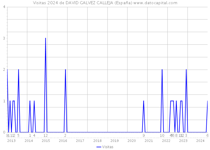 Visitas 2024 de DAVID GALVEZ CALLEJA (España) 