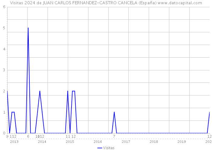 Visitas 2024 de JUAN CARLOS FERNANDEZ-CASTRO CANCELA (España) 