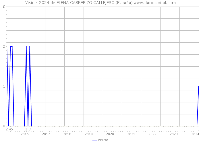 Visitas 2024 de ELENA CABRERIZO CALLEJERO (España) 