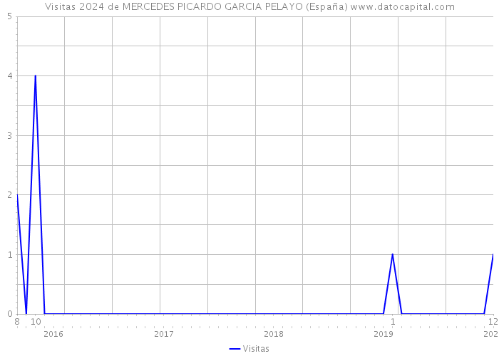 Visitas 2024 de MERCEDES PICARDO GARCIA PELAYO (España) 