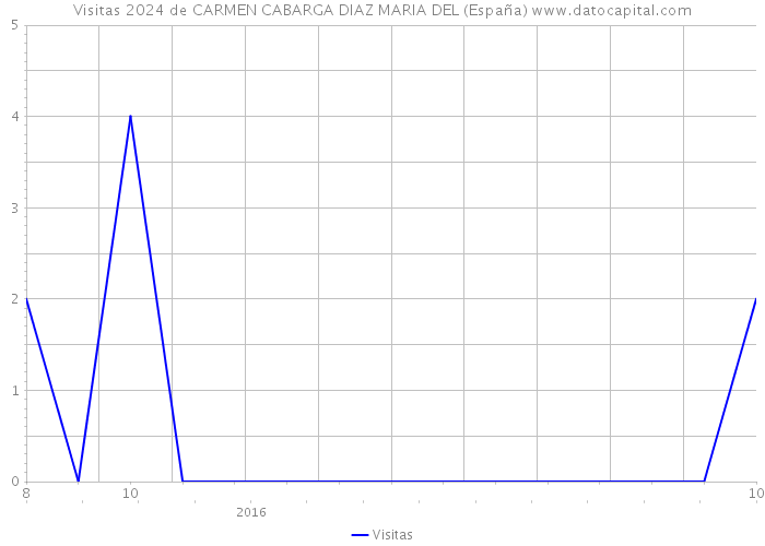 Visitas 2024 de CARMEN CABARGA DIAZ MARIA DEL (España) 