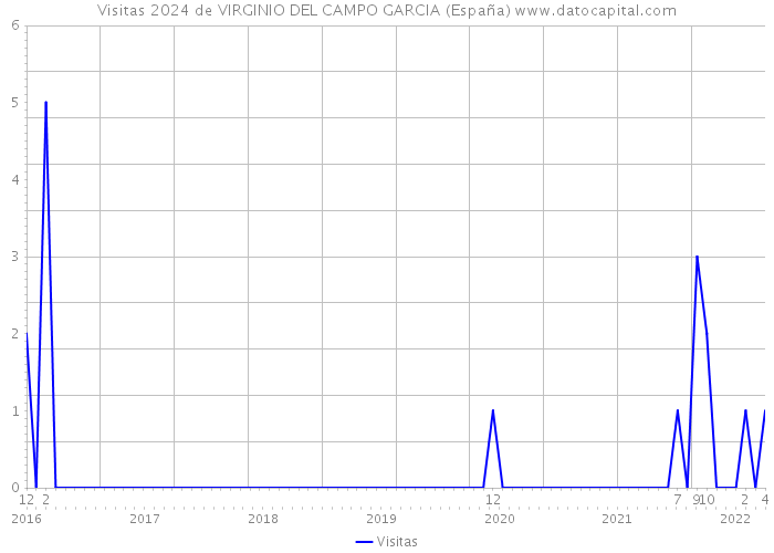 Visitas 2024 de VIRGINIO DEL CAMPO GARCIA (España) 