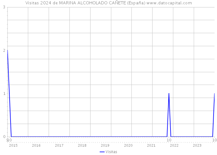 Visitas 2024 de MARINA ALCOHOLADO CAÑETE (España) 