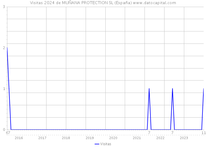 Visitas 2024 de MUÑANA PROTECTION SL (España) 