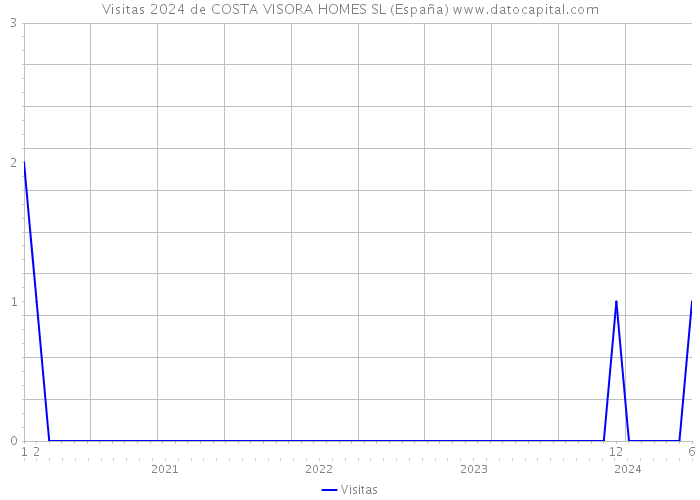 Visitas 2024 de COSTA VISORA HOMES SL (España) 