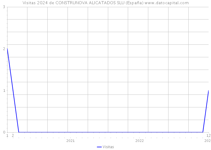 Visitas 2024 de CONSTRUNOVA ALICATADOS SLU (España) 