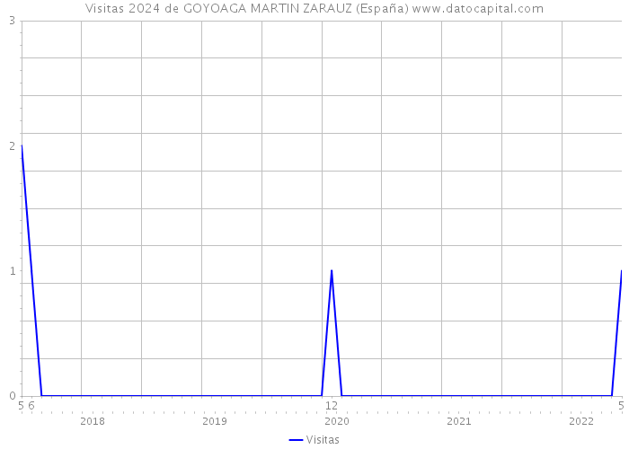 Visitas 2024 de GOYOAGA MARTIN ZARAUZ (España) 