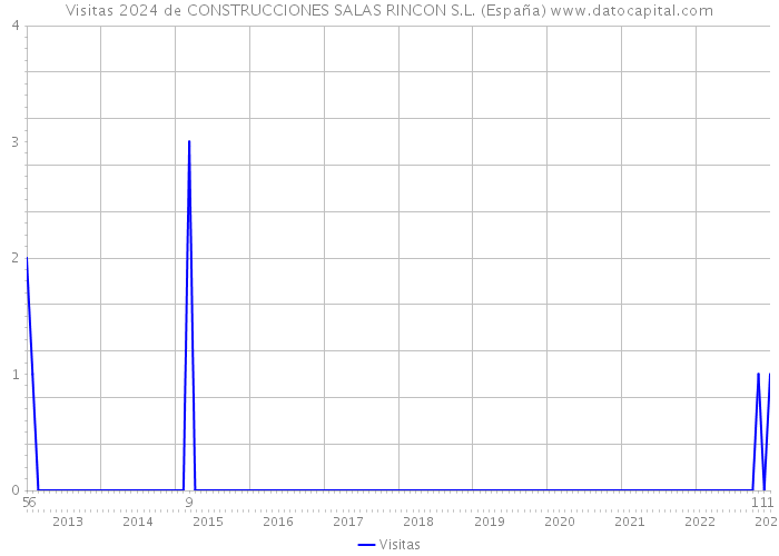 Visitas 2024 de CONSTRUCCIONES SALAS RINCON S.L. (España) 