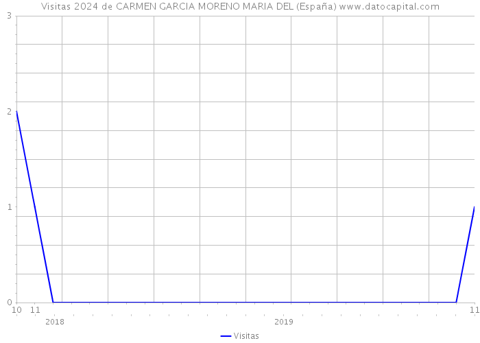 Visitas 2024 de CARMEN GARCIA MORENO MARIA DEL (España) 