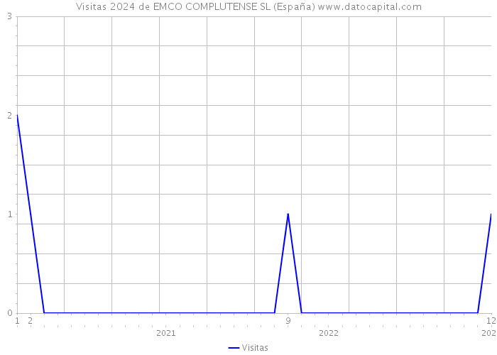 Visitas 2024 de EMCO COMPLUTENSE SL (España) 