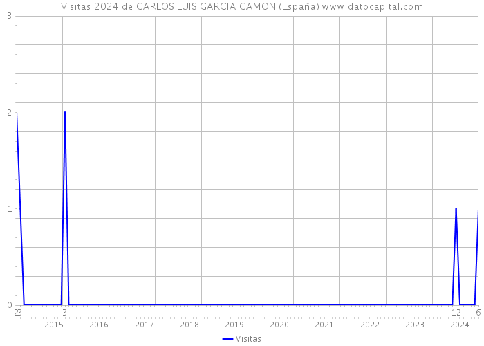 Visitas 2024 de CARLOS LUIS GARCIA CAMON (España) 