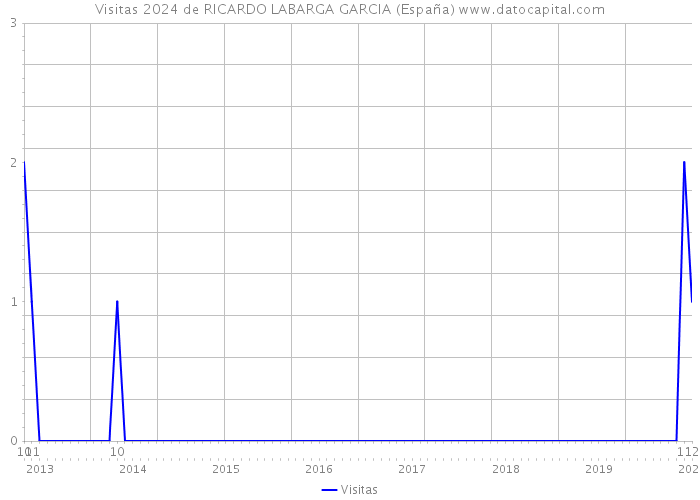 Visitas 2024 de RICARDO LABARGA GARCIA (España) 
