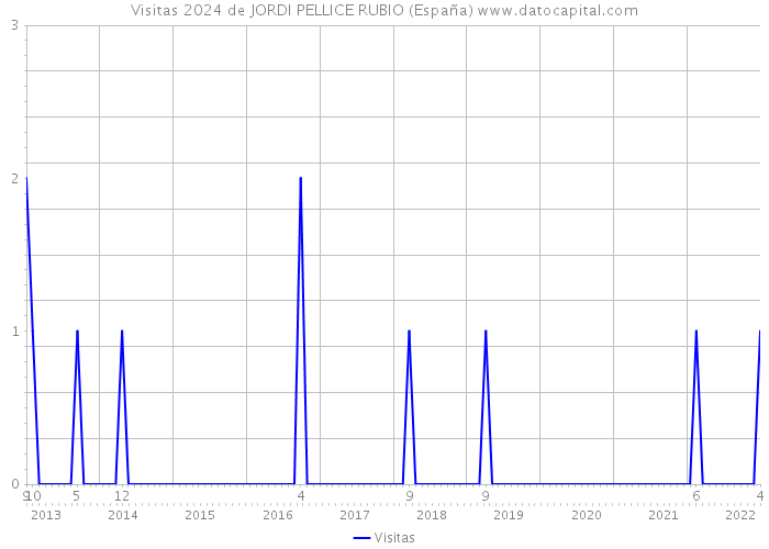 Visitas 2024 de JORDI PELLICE RUBIO (España) 